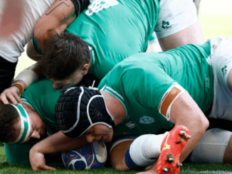 Irlanda celebra un try en su partido con Rumania